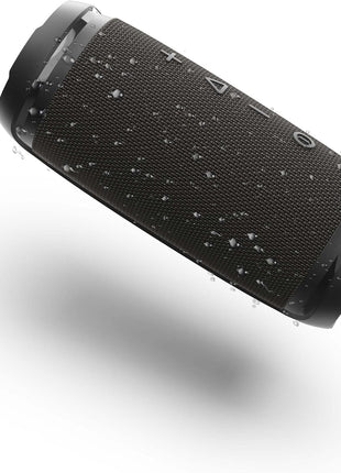 Morpheus 360 Bluetooth Speakers, Built-in Microphone, 12W Loud, Deep Bass, Outdoor Speakers Bluetooth, 10 Hour Play Time, 360 Surround Sound, IPX6 Water Resistant - BT5850BLK