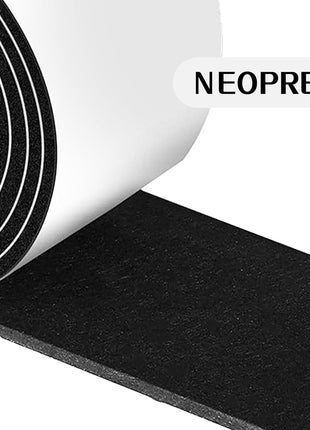 Storystore Foam Insulation Tape Self Adhesive, 1/2In x 1/4In x 33Ft Weather Stripping for Doors and Windows, Sound Proof Soundproofing Door Seal, Weatherstrip, Air Conditioning Seal Strip