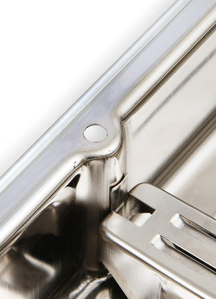 Mr. Gasket 9800 Chrome Valve Covers - Dual Cap Holes