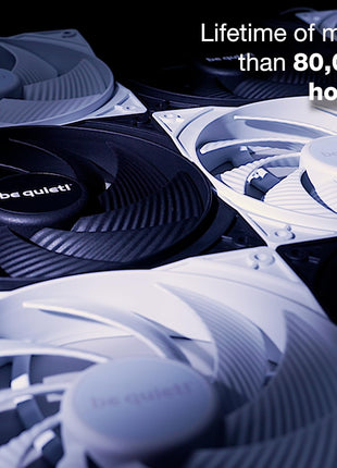 be quiet! Pure Wings 3 140mm PWM high-Speed White Fan | Speed-regulating Closed Loop Motor | High top-end Speed | Low Minimum RPM | Optimized Fan Frame | Extraordinary air Pressure | BL113