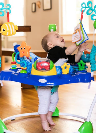 Baby Einstein Neptune's Ocean Discovery Activity Baby Jumper Activity Center, Ages 6 Months +, Max Weight 25 lbs., Unisex
