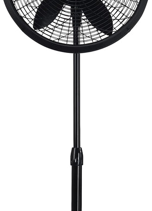 Lasko Pedestal Fan, Oscillating Fan for Bedroom with Adjustable Height and 3 Cooling Speeds, Portable, 18 inch, Black, 1827