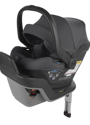 UPPAbaby Mesa Max Infant Car Seat/Base with Load Leg and Robust Infant Insert Included/Innovative Safety Features + Simple Installation/Direct Stroller Attachment/Greyson (Charcoal MÃ©lange)