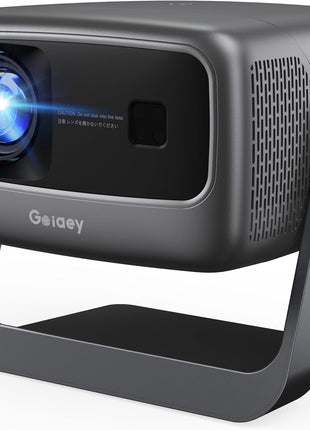 3200 ANSI/ Official Apps/360°Stand 4K Projector with WiFi and Bluetooth, Auto Focus, Auto Keystone Short Throw Projector Native 1080P Support 36W DoIby Audio Smart Projector