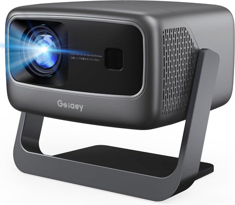 3200 ANSI/ Official Apps/360°Stand 4K Projector with WiFi and Bluetooth, Auto Focus, Auto Keystone Short Throw Projector Native 1080P Support 36W DoIby Audio Smart Projector
