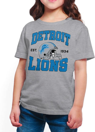 Junk Food Clothing x NFL - Team Helmet - Kids Short Sleeve Fan Shirt for Boys and Girls - Officially Licensed NFL Apparel
