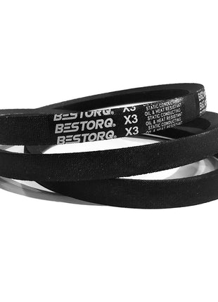 BESTORQ B27 or 5L300 V-Belt, Classic Wrapped Rubber X3 V-Belt, Black, 30 inch Outside Circumference x .66 inch Width x .43 inch Height, Pack of 2