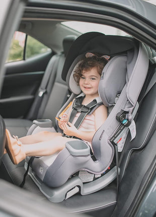 Baby Trend Cover MeTM 4-in-1 Convertible Car Seat, Vespa – Built-in Canopy, 4-Stage Growth System, Plush Comfort Padding, Multi-Position Recline