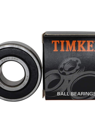 2PACK TIMKEN 6203-2RS Deep Groove Ball Bearing 17x40x12mm