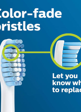 Philips Sonicare Genuine Sensitive Replacement Toothbrush Heads for Sensitive Teeth, 3 Brush Heads, White, HX6053/64