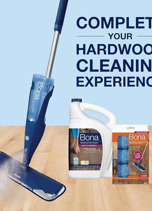 Bona Hardwood Floor Cleaner Refill   128 fl oz   Unscented   Refill for Bona Spray Mops and Spray Bottles   Residue Free Floor Cleaning Solution for Wood Floors