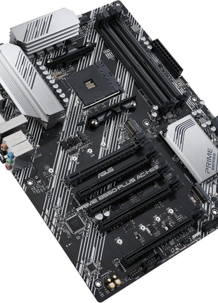 ASUS Prime B550-PLUS AC-HES AMD AM4 (3rd Gen Ryzen) ATX Motherboard (Dual M.2, PCIe4.0, WIFI5, 1Gb Ethernet, SATA 6 Gbps, USB 3.2 Gen 2 Type-C, Front USB 3.2 Gen 1 Type-C and CEC Tier II Ready)