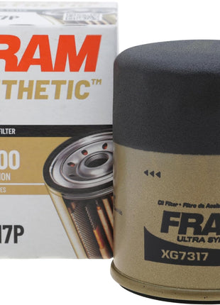 FRAM Synthetic XG7317P 20K Mile Change Automotive Replacement Engine Oil Filter for Synthetic Oil Changes, Premium Vehicle Engine Protection Oil Filter for Select Vehicle Model Years