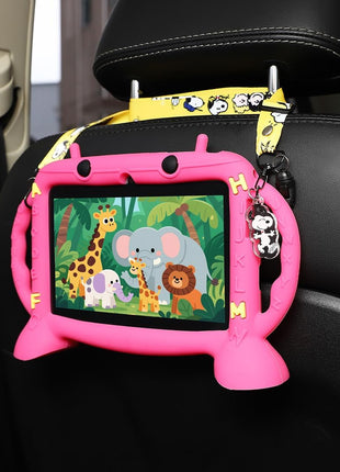MengDash Kids Tablet,Android 11 Tablet for Kids 2-10 3GB RAM+32GB ROM (Red) | kids tablet android 11 3+32rom