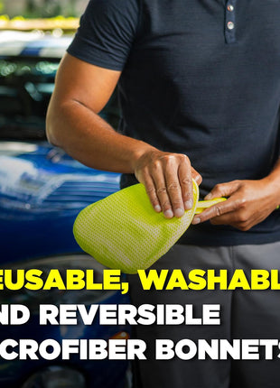 Invisible Glass 99031 Reach & Clean Glass Windshield Cleaner Tool Combo Kit With Premium Aerosol Glass Cleaner, Extendable Handle, (2) Reusable Quick Change Microfibers, and Storage Bag