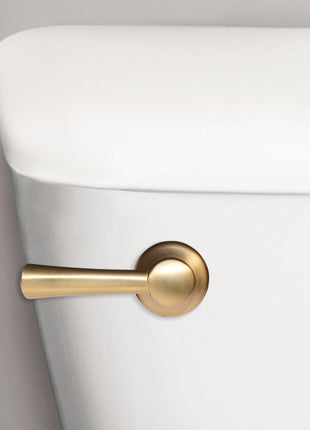 Korky 6094BP StrongARM Tank Lever, Universal to Fit Front Angled Side Left and Right Mount Toilets, Brushed Gold, Simple Style