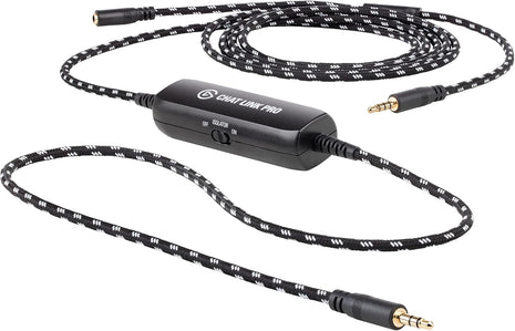 Elgato Chat Link Pro Audio Adapter for PS5, PS4, Switch | Captures voice chat and gameplay sound, Extra-long braided cable, Gold-plated connectors, Line isolator eliminates hum