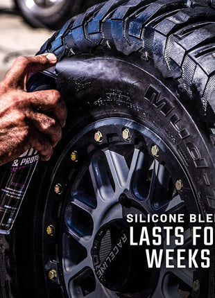 Slick Products Shine & Protectant Spray 17.35 FL OZ. - High Gloss Clear Coating Renew Vinyl, Plastic, Rubber, Trim, Tire, Car, Truck, Motorcycle, Dirt Bike