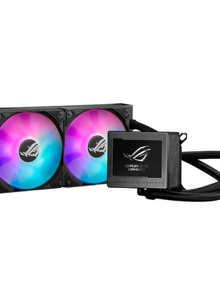 ASUS ROG Ryujin III 360 ARGB All-in-one Liquid CPU Cooler with 360mm Radiator. Asetek 8th gen Pump, 3X Magnetic 120mm ARGB Fans (Daisy Chain Design), 3.5" LCD Display, 6 Year Warranty