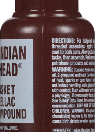 Permatex 20539 Indian Head Gasket Shellac Compound, 2 oz.