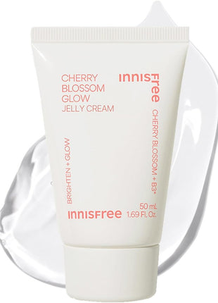 innisfree Cherry Blossom Jelly Cream, N1.7 fl oz (50 ml), Genuine Product, Moisturizing, Glossy, Dry Fine Lines, Inner Dry, Oily Skin, Dry Skin, Mixed Skin, Korean Cosmetics