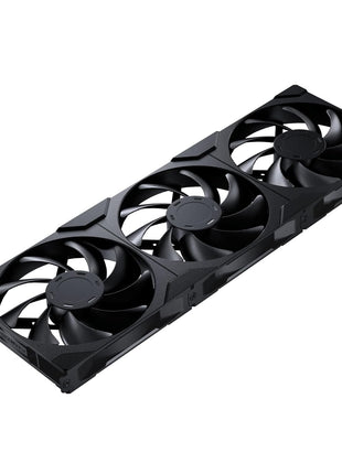 Phanteks M25-140 Gen2 3-Pack Daisy Chain 140mm PWM High Performance Cooling Fan Black
