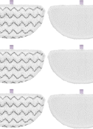 6 Pack 1940 Steam Mop Pads for Bissell PowerFresh Steam Mop 1940 | Fit 1806 1544 1440 2075A 2685A 1940W 19404 Series, Model 19402 19408 1940a 1940f 1940q 1940t B0006 B0017, Part #5938#203-2633