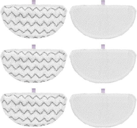 6 Pack 1940 Steam Mop Pads for Bissell PowerFresh Steam Mop 1940 | Fit 1806 1544 1440 2075A 2685A 1940W 19404 Series, Model 19402 19408 1940a 1940f 1940q 1940t B0006 B0017, Part #5938#203-2633