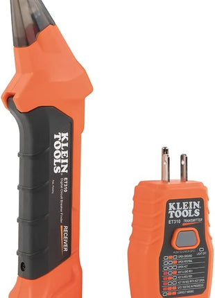 Klein Tools ET310KIT AC Circuit Breaker Finder Kit, Electric Tester, GFCI Tester, Leads, Adapters and Case