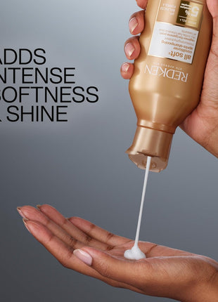 Redken All Soft Conditioner | For Dry, Brittle Hair | Moisturizes & Provides Intense Softness | With Argan Oil | 10.1 Fl Oz