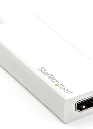 StarTech.com USB C to HDMI Adapter - White - 4K 60Hz - Thunderbolt 3 Compatible - USB Type C to HDMI Dongle Converter (CDP2HD4K60W)