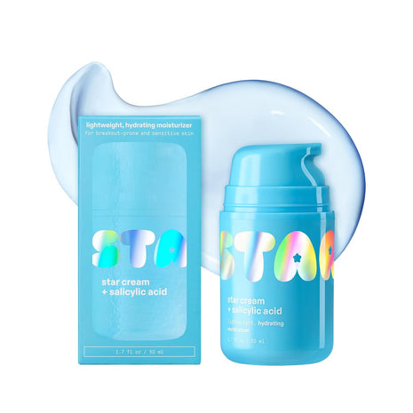 Starface Star Creamｮ Blue Lightweight Face Moisturizer, 1.7 fl oz