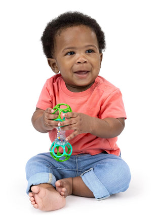Bright Starts Oball Shaker Rattle Toy, Ages Newborn Plus