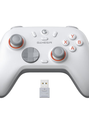 GameSir Nova Lite 2 Wireless PC Controller with Hall Effect Joysticks & Triggers, 2.4G & Wired 1000Hz Polling Rate, Remappable Buttons - Compatible with PC/Switch/Steam/Android (White)