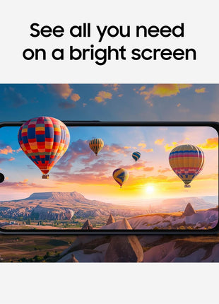 Samsung Galaxy A16 5G A Series, Unlocked Android Smartphone, Large AMOLED Display, Durable Design, Super Fast Charging, Expandable Storage, 5G Connectivity, US Version, 2025, Blue Black