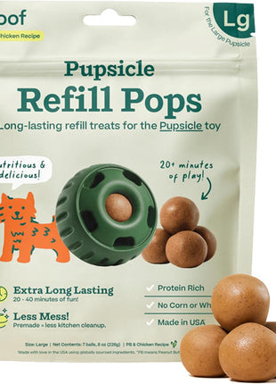 Woof Pupsicle Pops - Premade Long Lasting Dog Pupsicle Pop Treats