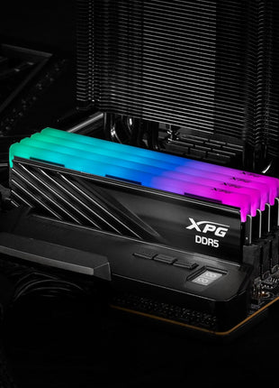 XPG Lancer Blade RGB DDR5 RAM 32GB (2x16GB) 6000MT/s CL34 Low-Profile Gaming Memory 鈥?Black | Intel XMP 3.0 & AMD Expo Ready