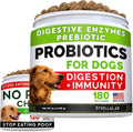 No Poo Treats + Dog Probiotics for Picky Eaters Bundle - No Poop Eating for Dogs + Chewable Fiber Supplement - Digestive Enzymes + Prebiotics - Coprophagia Stool Eating Deterrent + Improve Immunity