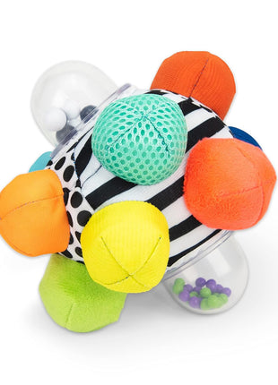 Sassy Developmental Bumpy Ball, Easy to Grasp Bumps Help Develop Motor Skills, Ages 6+ Months