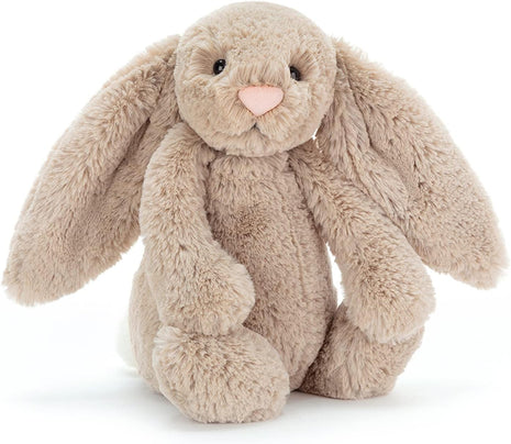 Jellycat Bashful Beige Bunny Stuffed Animal, Medium, 12 Inches