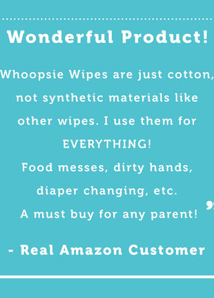Whoopsie Wipes – The Original 100% Pure Cotton Dry Baby Wipes (600 Count) | Unscented, Ultra-Soft, Chemical-Free Wipes for Sensitive Skin, Lint-Free, Use Dry or Wet, Tear-Resistant, Biodegradable