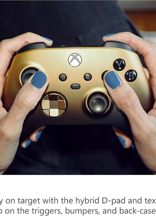 Xbox Wireless Controller Gold Shadow Special Edition for Xbox Series X|S, Xbox One, and Windows Devices