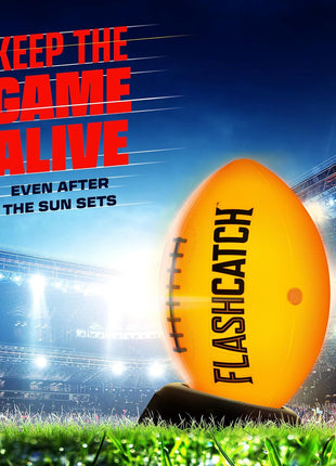 Light Up Football - Glow in the Dark Ball - NO 6 - Boys Gifts - Outdoor Sports, Birthday Gifts for Boys 8-15+ Year Old - Kids Teenage Youth Gift Ideas - Boy Toys Stuff Ages 8 9 10 11 12 13 14 15