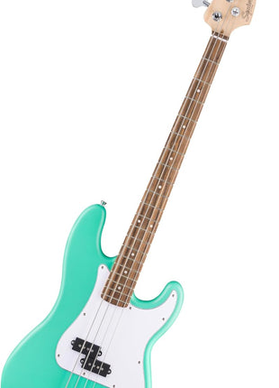 Fender Squier Debut Series Beginner Precision Bass Guitar, Sea Foam Green | Starter electric bass guitar, free lessons included, 2-year warranty, satin urethane finish, ideal for beginners