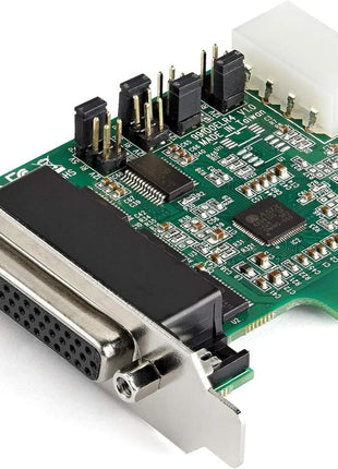 StarTech.com 4-port PCI Express RS232 Serial Adapter Card - PCIe RS232 Serial Host Controller Card - PCIe to Serial DB9 - 16950 UART - Low Profile Expansion Card - Windows & Linux , TAA (PEX4S953LP)