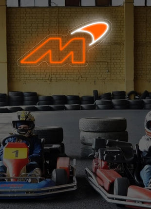 Racing Logo Neon Sign MotorSport LED Light Racing Sports Decor