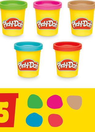 Play-Doh Care 'n Carry Vet Playset for Kids 3 Years and Up with Toy Dog, Storage, 10 Tools, and 5 Modeling Compound Colors, Non-Toxic