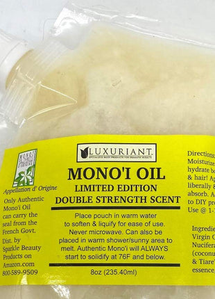 Mono'i de Tahiti'- Double Tiare' Scent-100% Natural-LIMITED EDITION-8 ounce