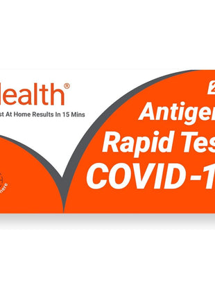 iHealth COVID-19 Antigen Rapid Test, 1 Pack, 2 Tests Total, FDA EUA Authorized OTC at-Home Self Test, Results in 15 Minutes with Non-invasive Nasal Swab, Easy to Use & No Discomfort