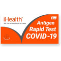iHealth COVID-19 Antigen Rapid Test, 1 Pack, 2 Tests Total, FDA EUA Authorized OTC at-Home Self Test, Results in 15 Minutes with Non-invasive Nasal Swab, Easy to Use & No Discomfort